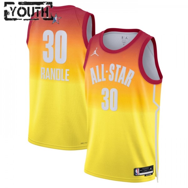All-Star 2023 Trikot Team 2 Julius Randle 30 Nike Orange Swingman - Kinder